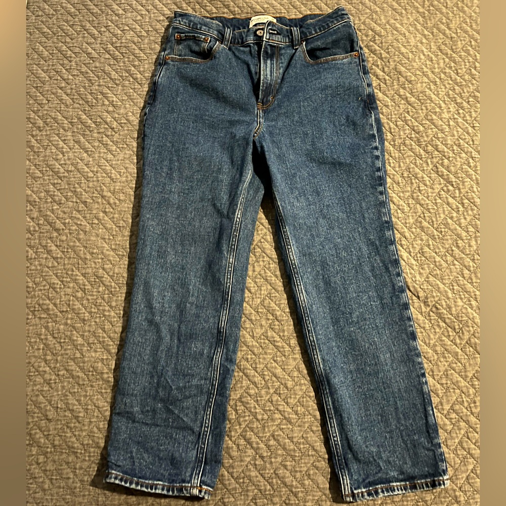 Abercrombie & Fitch Ankle Straight High Rise size 6 short